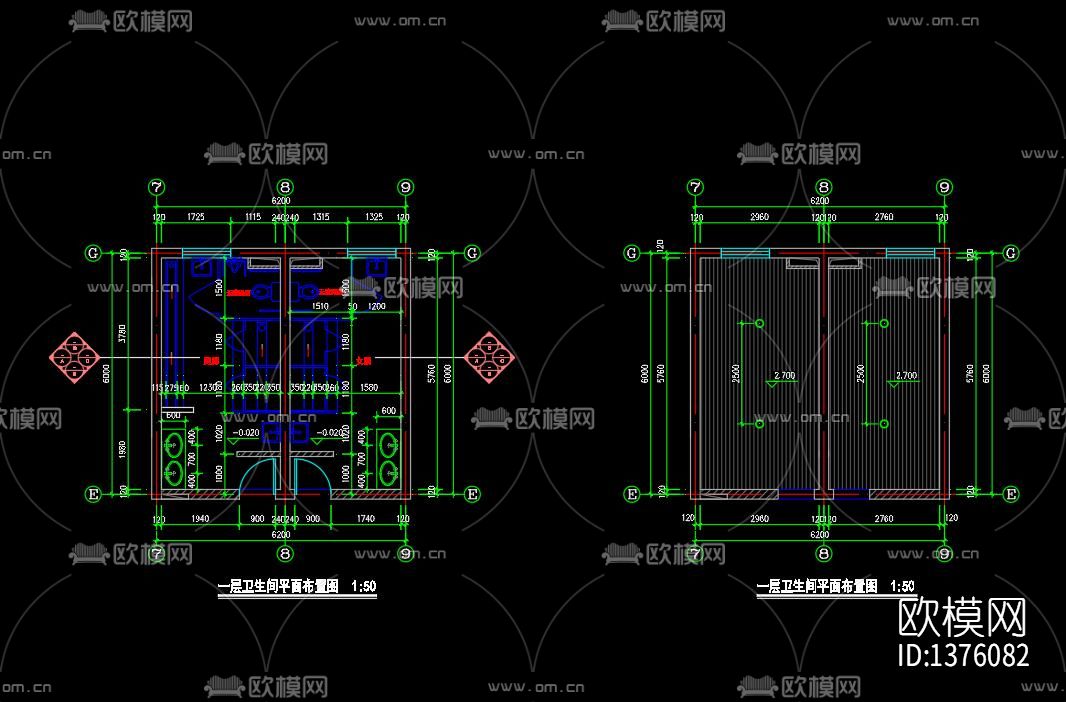 学校室内外建筑cad施工图