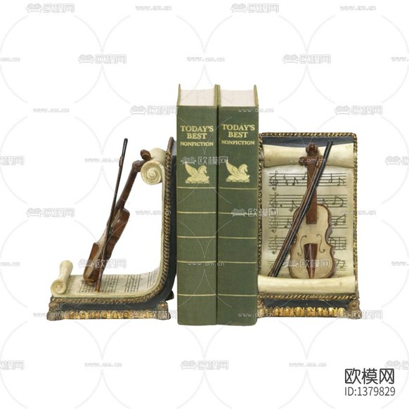 美式復(fù)古實(shí)木小提琴樂章書檔下載