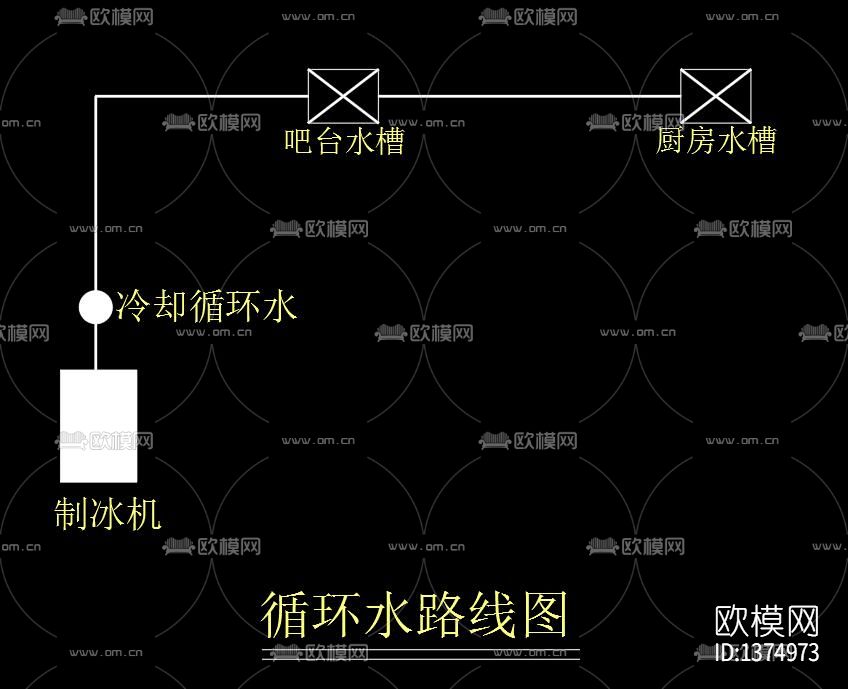 咖啡厅cad施工图