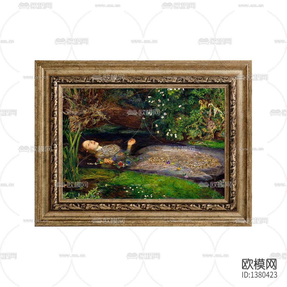 欧式古典夏洛特夫人油画下载