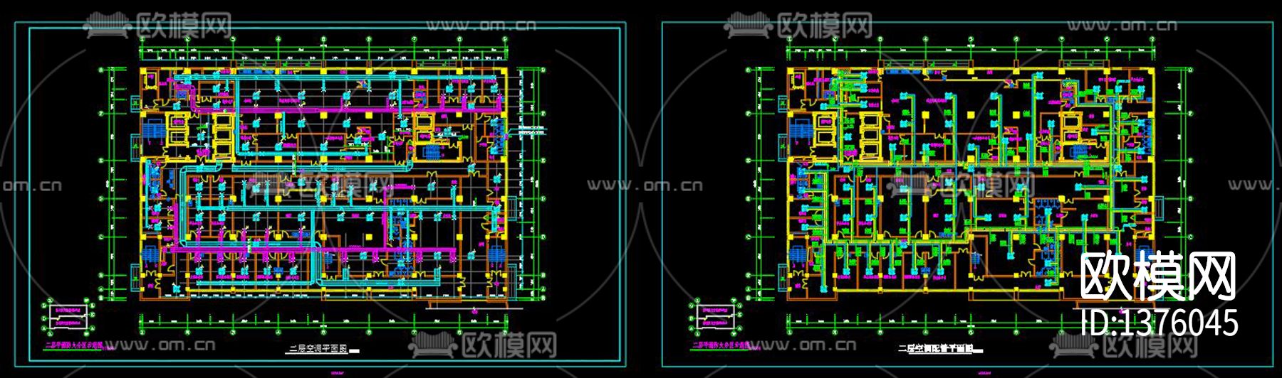 换热站cad施工图下载（渲染图1）