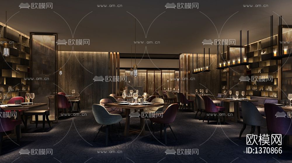 会所cad施工图下载（渲染图2）