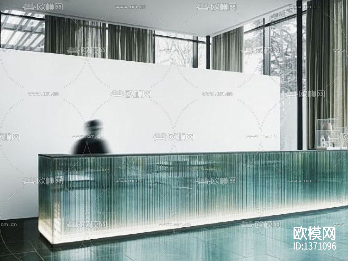 接待台节点大样下载（渲染图2）