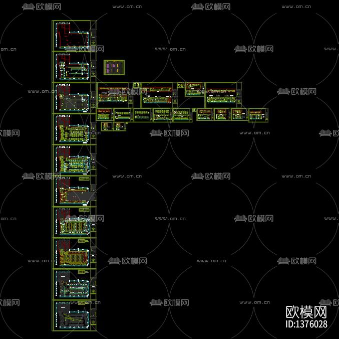 快餐店cad施工图下载（渲染图7）