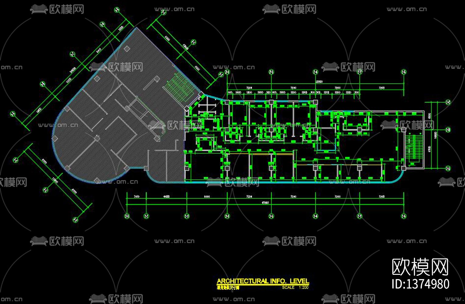 茶楼cad施工图