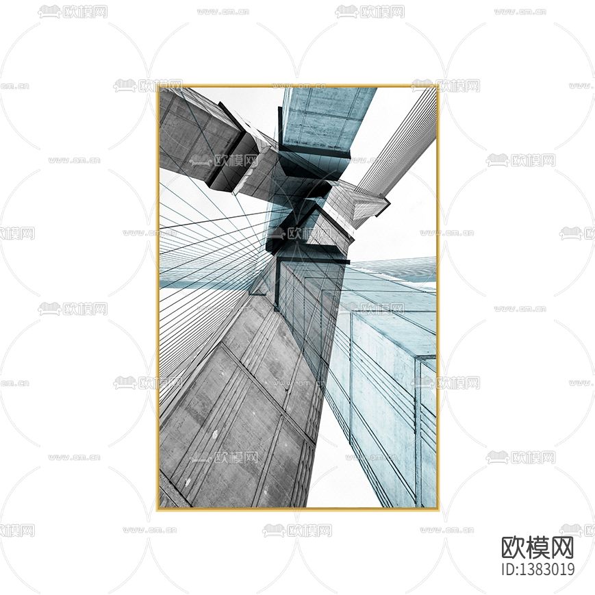 现代轻奢创意城市风光摄影下载