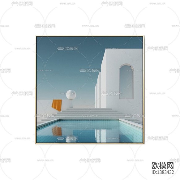 现代简约创意泳池摄影下载