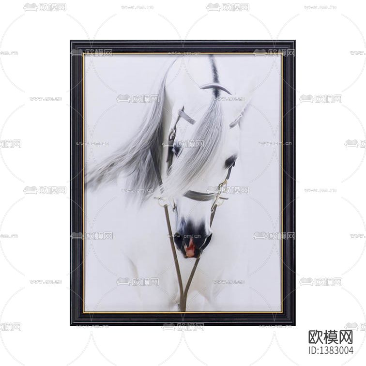 现代简约创意马首摄影下载