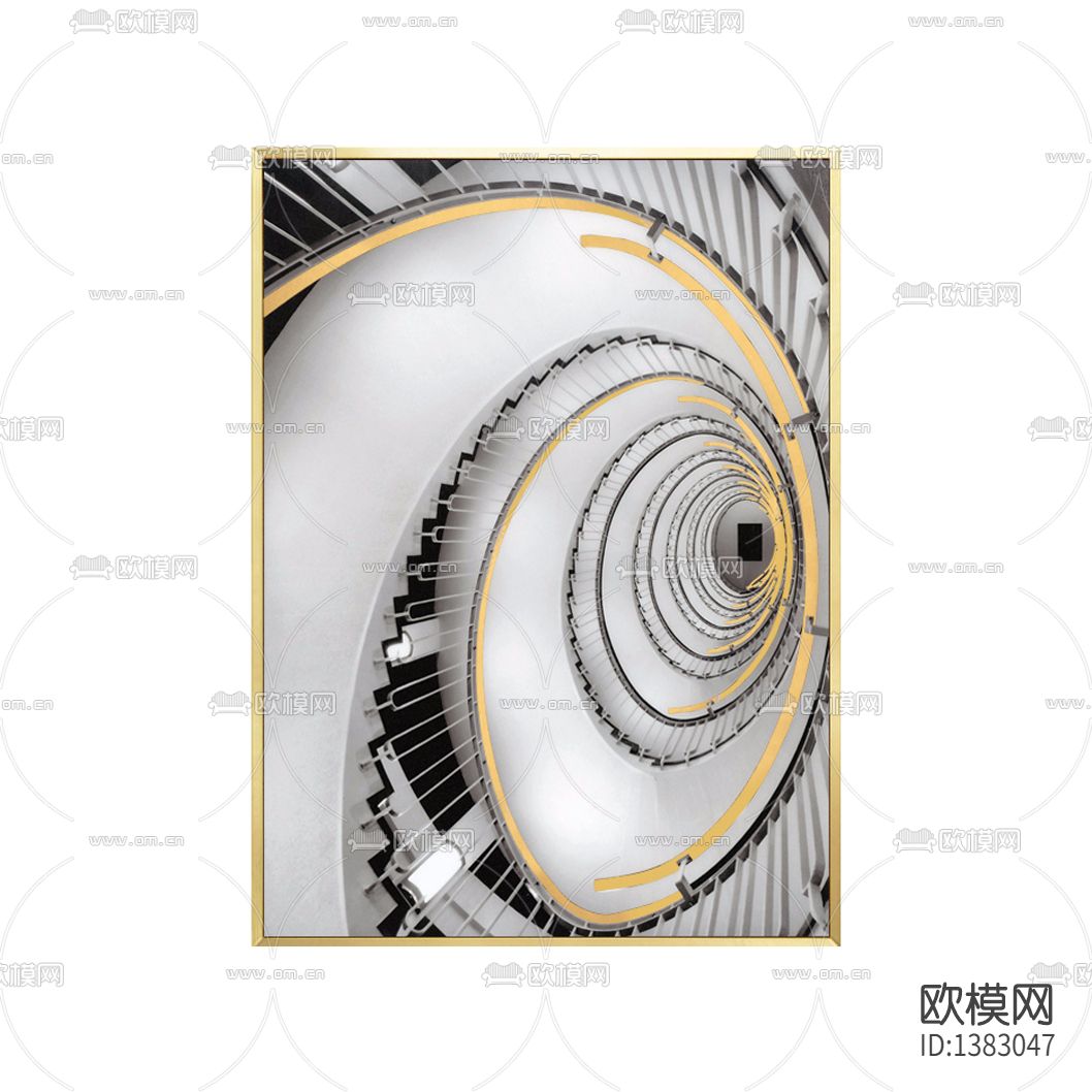 现代简约创意旋转楼梯摄影下载