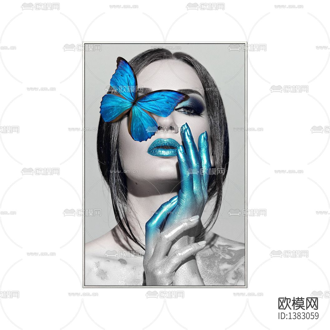 现代简约创意美女人物肖像摄影下载