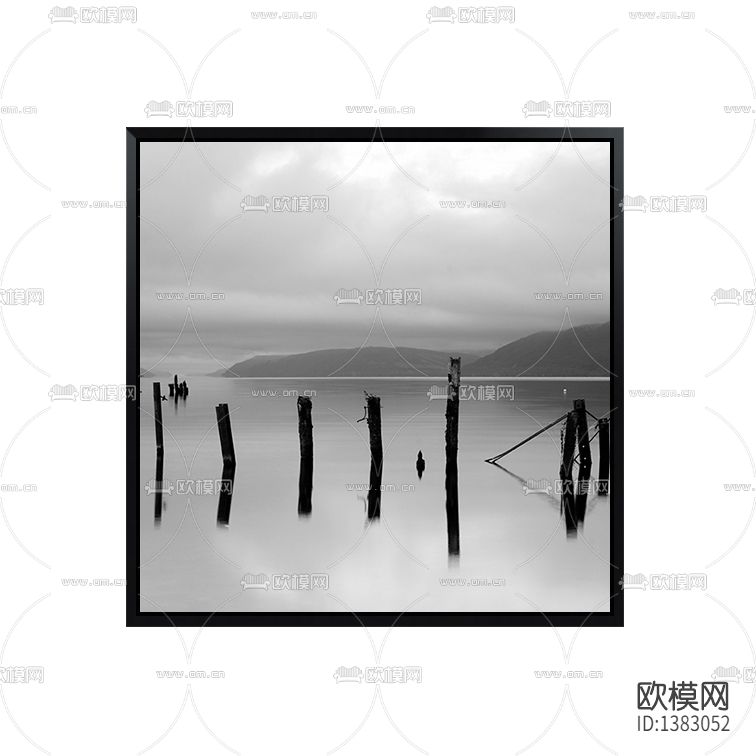 现代简约创意湖面摄影下载