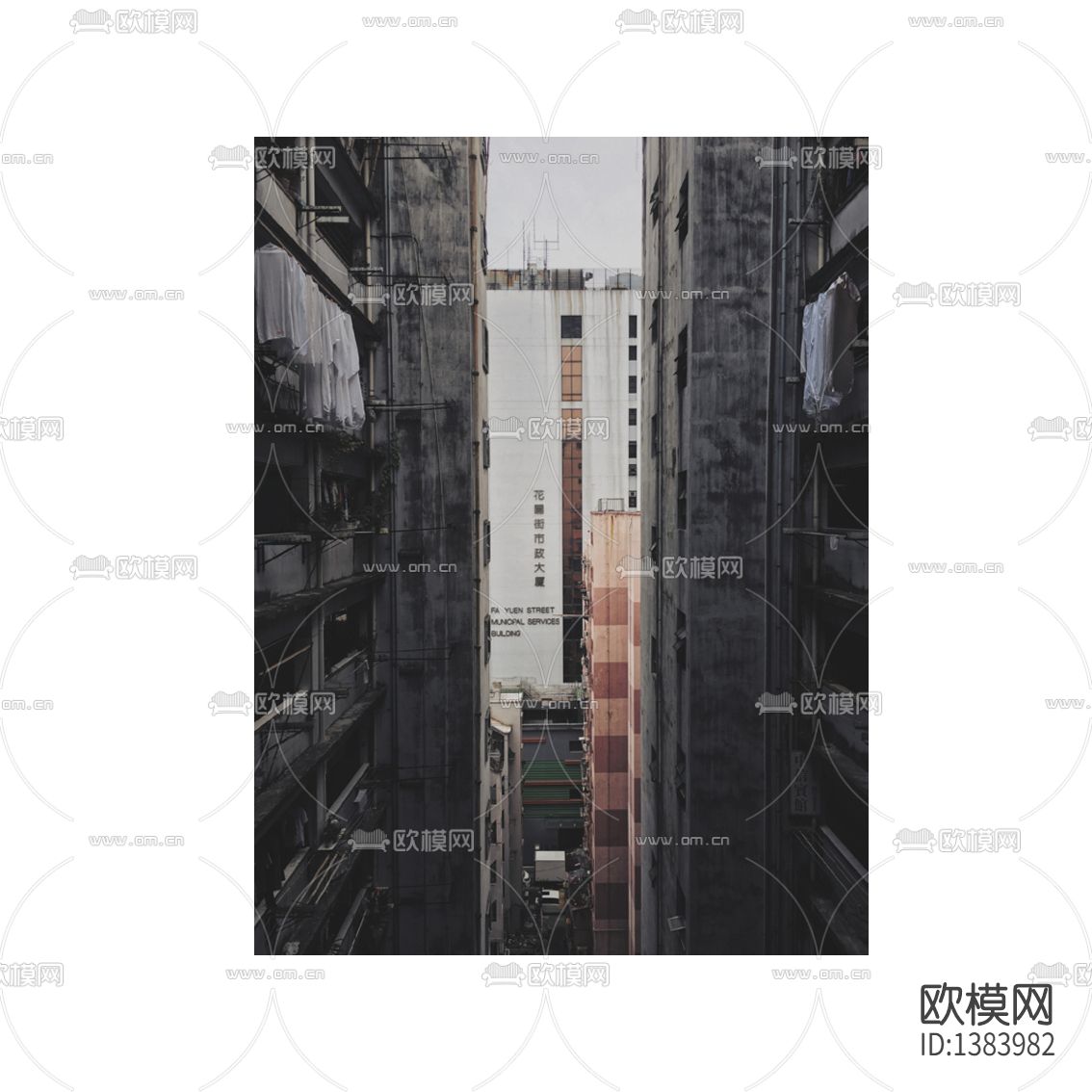 现代简约老式建筑创意摄影装饰画下载