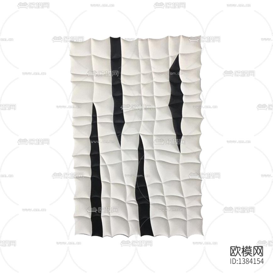 现代轻奢创意异形几何装置画