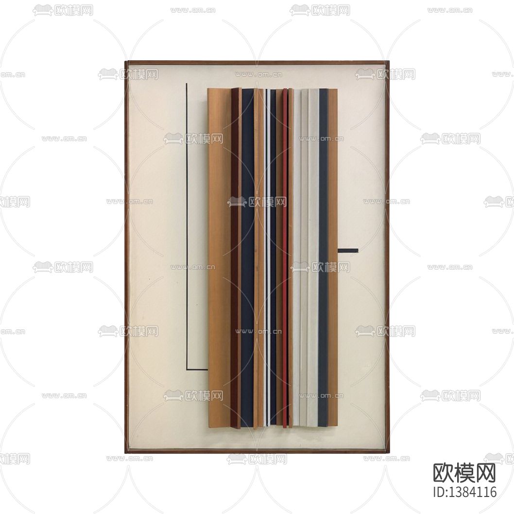 现代简约创意几何立体装置画下载