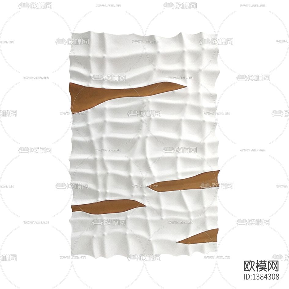 现代轻奢创意异形几何装置画