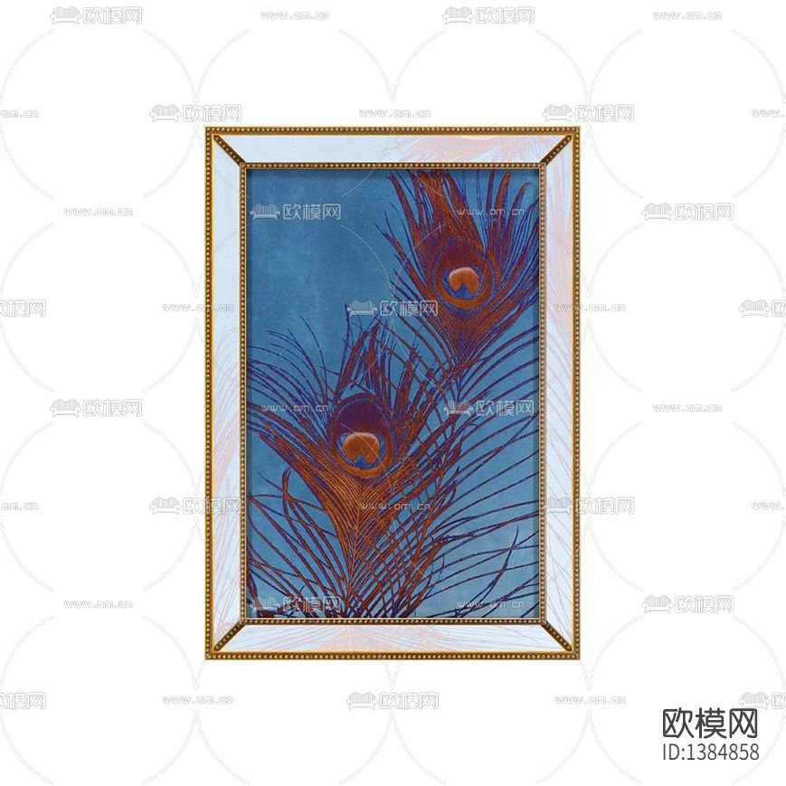 现代简约创意手绘色彩花卉装饰画下载