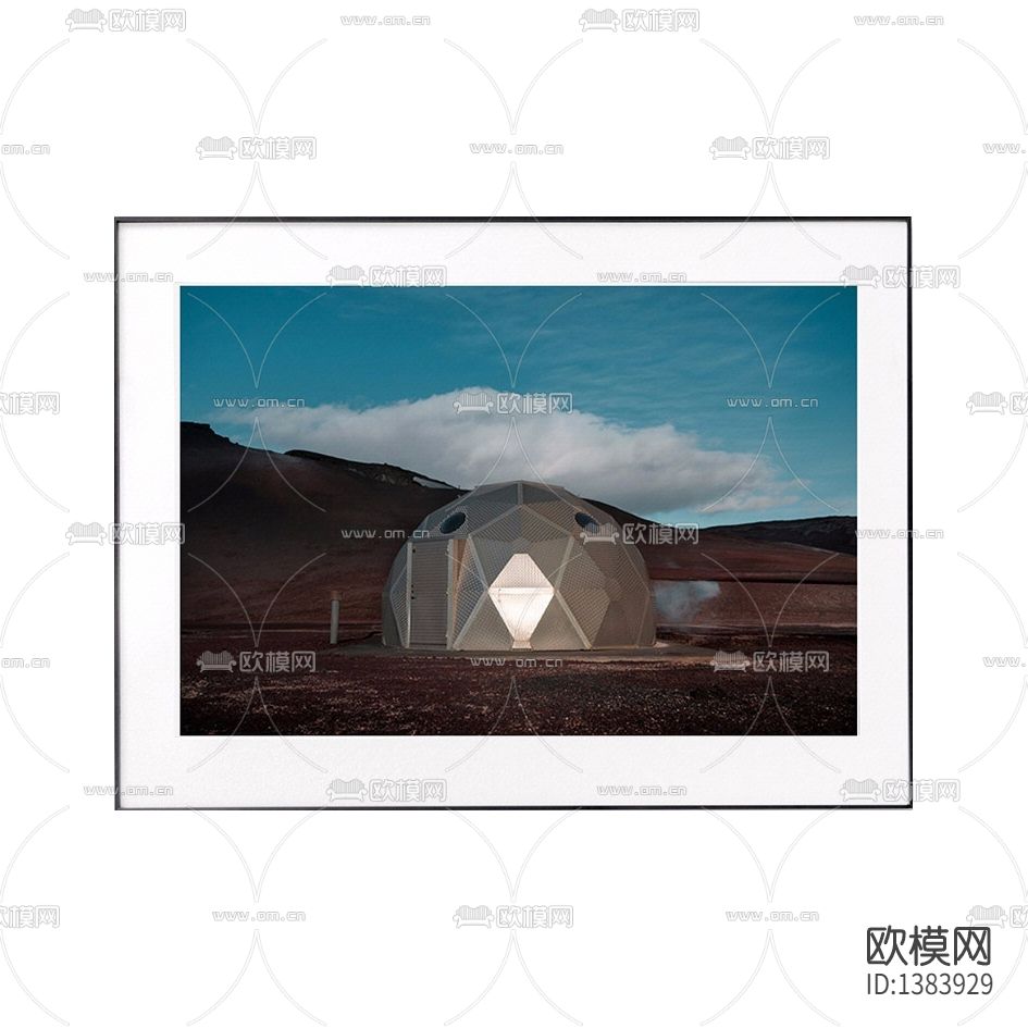 现代简约创意建筑户外摄影装饰画下载