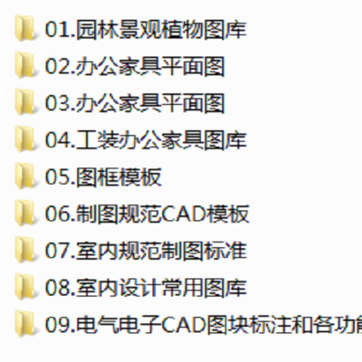  模型大全cad图库 