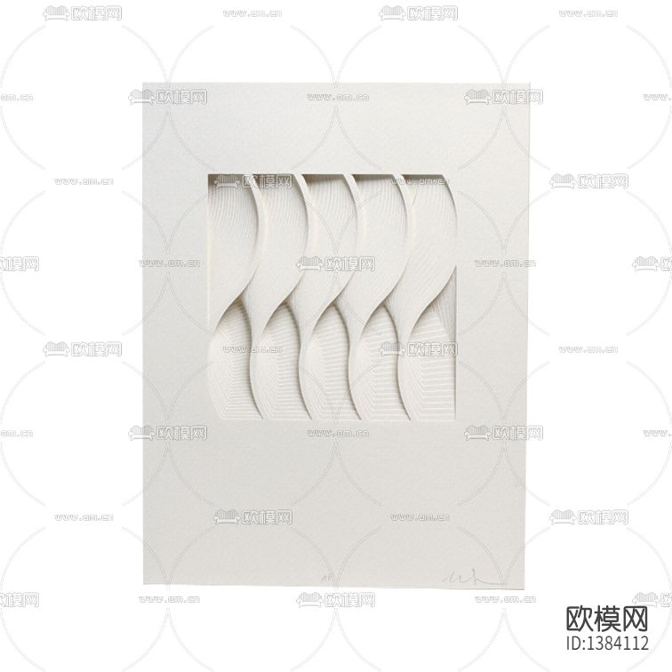 现代简约创意几何立体装置画下载