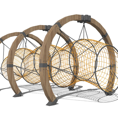  现代儿童游乐设施su模型 