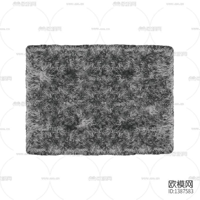 现代简约创意羊毛地毯下载