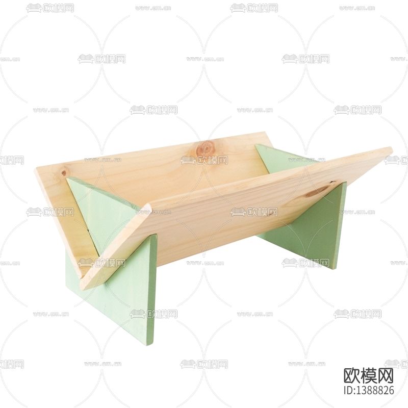 北欧简约创意彩色实木书架下载