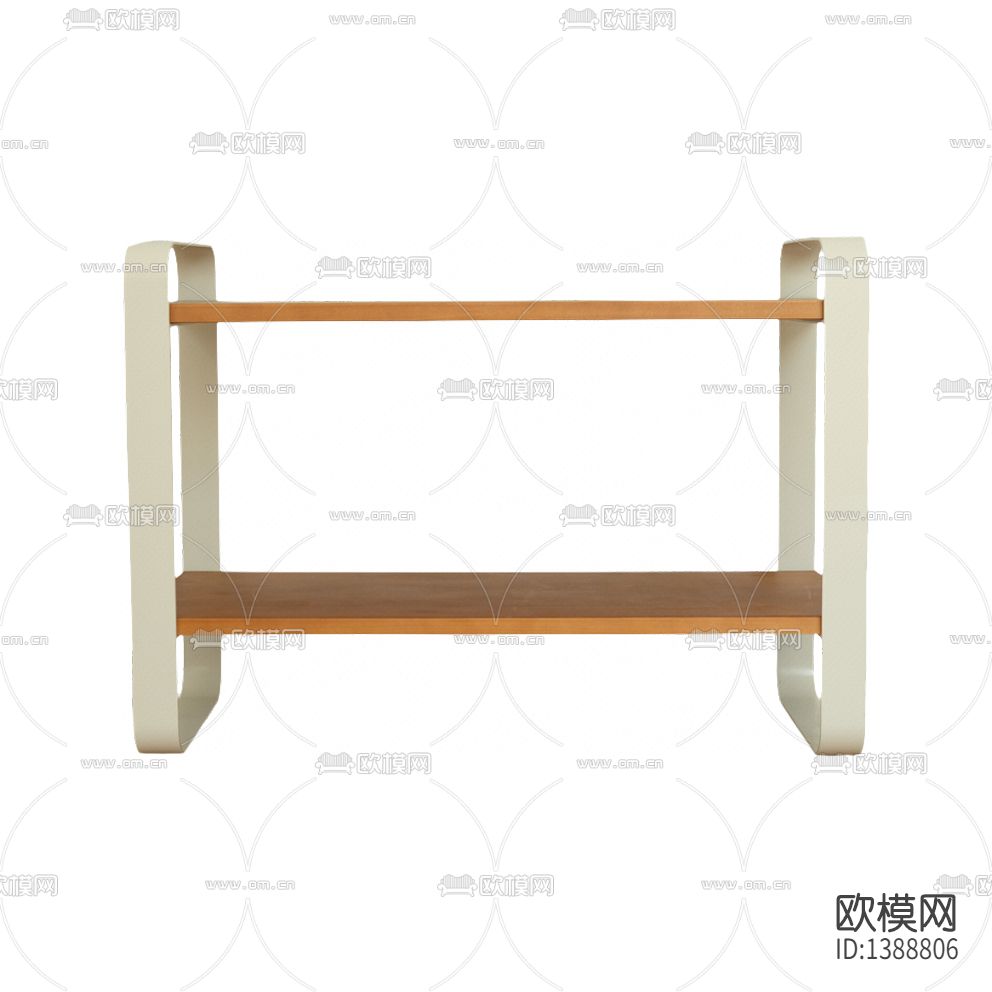 现代简约创意实木书架下载