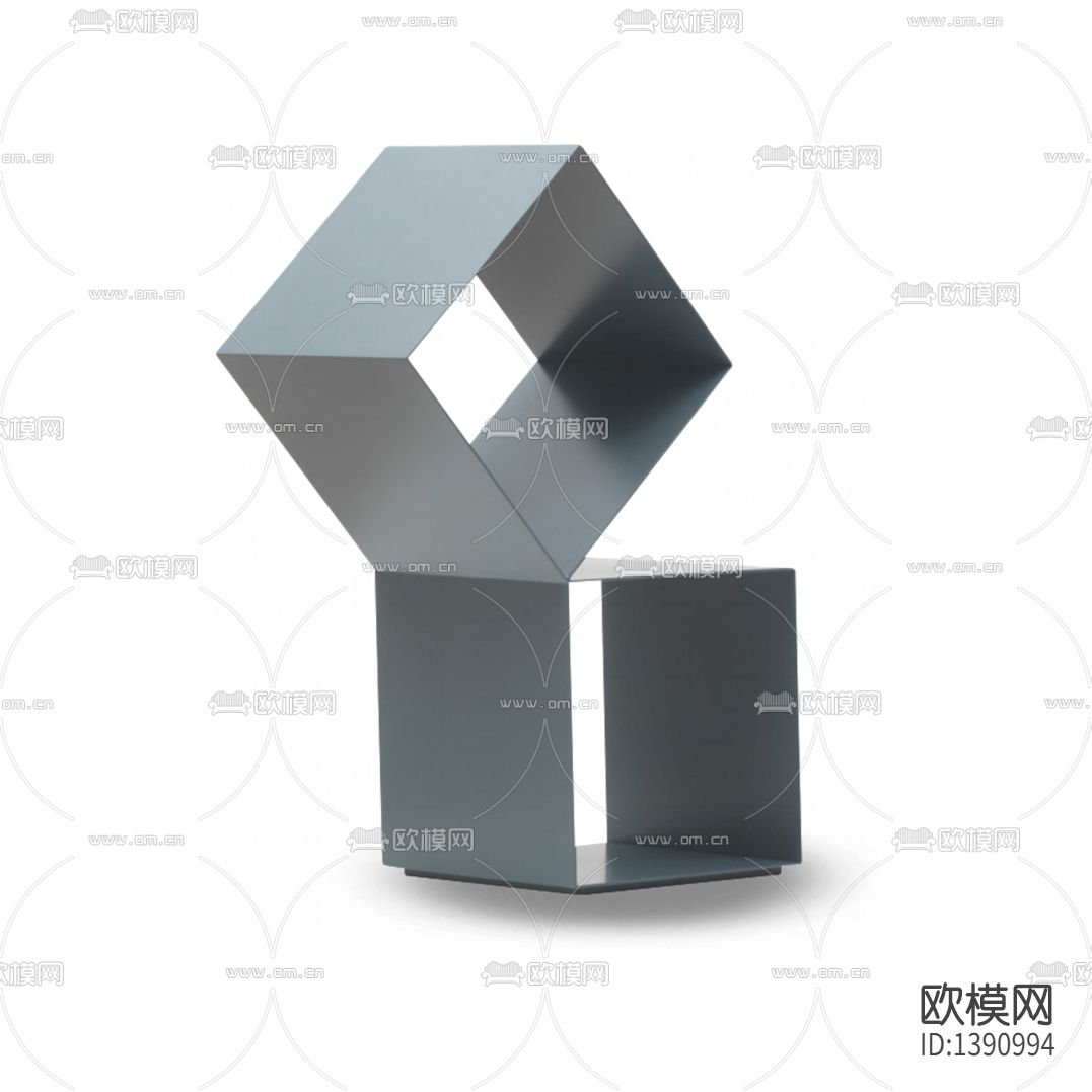 现代极简实木烤漆书架