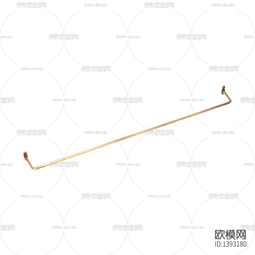 现代极简金属置物杆