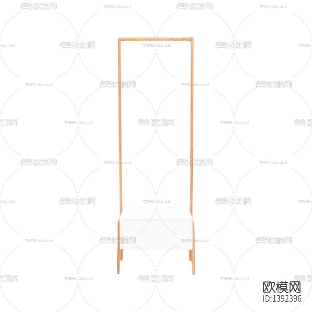 北欧简约创意实木衣帽架