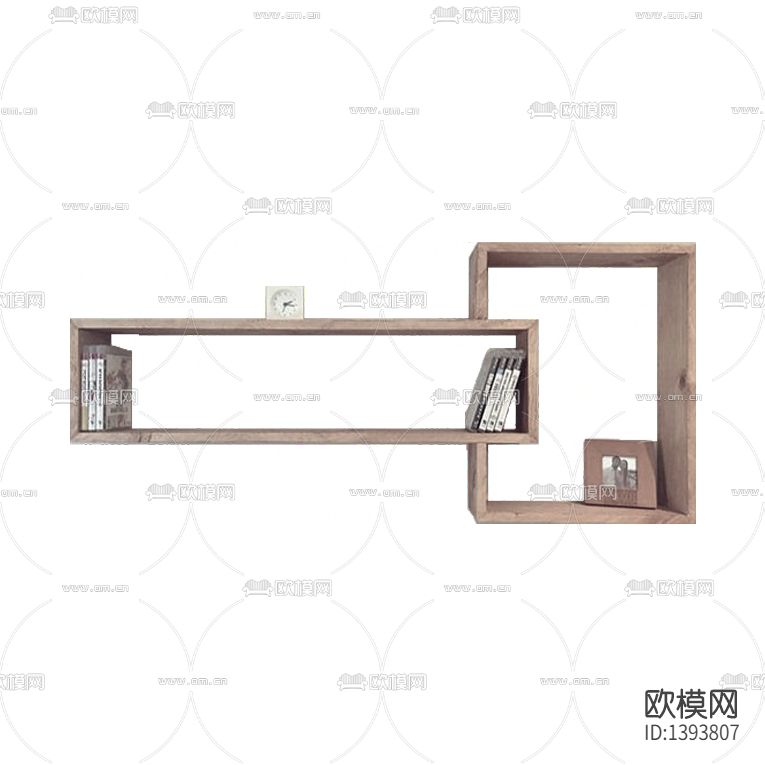 北欧简约创意实木层板壁架