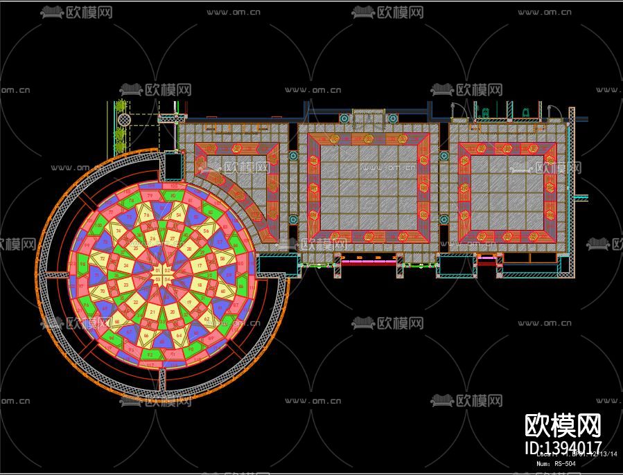 地面拼花下载（渲染图5）