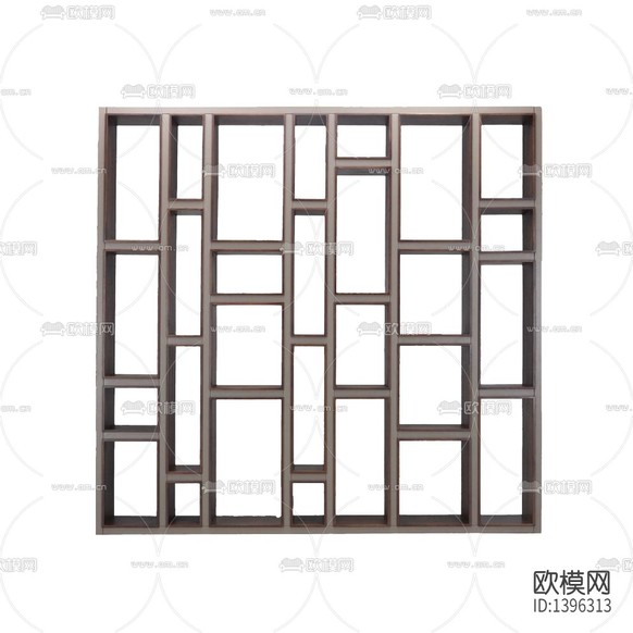 新中式创意实木陈列架下载