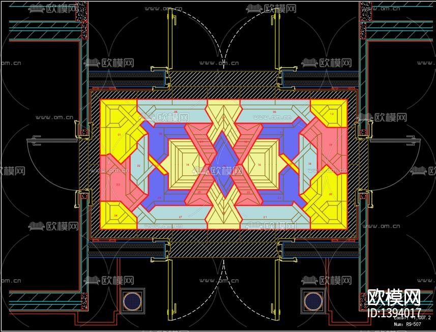 地面拼花下载（渲染图6）