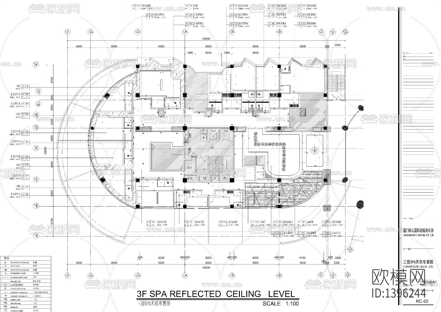 SPA会所cad施工图下载（渲染图6）