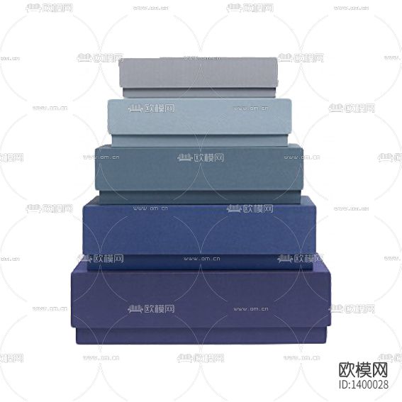 现代极简实木渐变彩色收纳盒