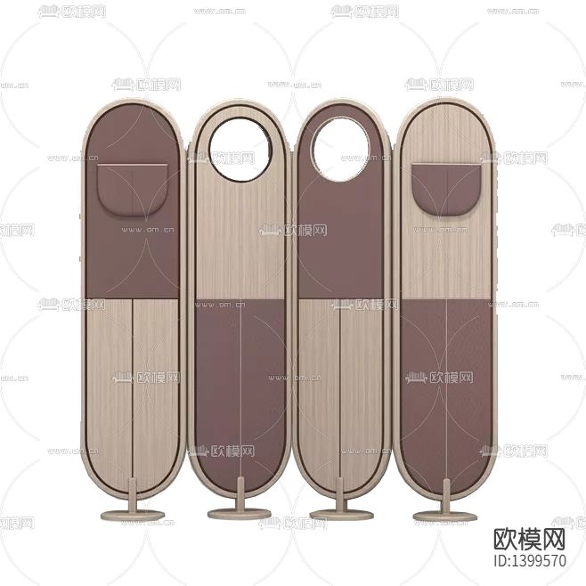 现代轻奢实木不锈钢折叠屏风下载