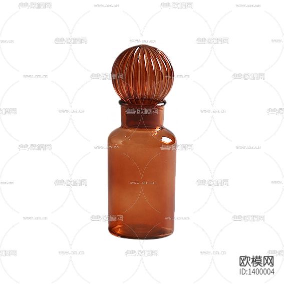 北欧简约彩色玻璃收纳罐下载