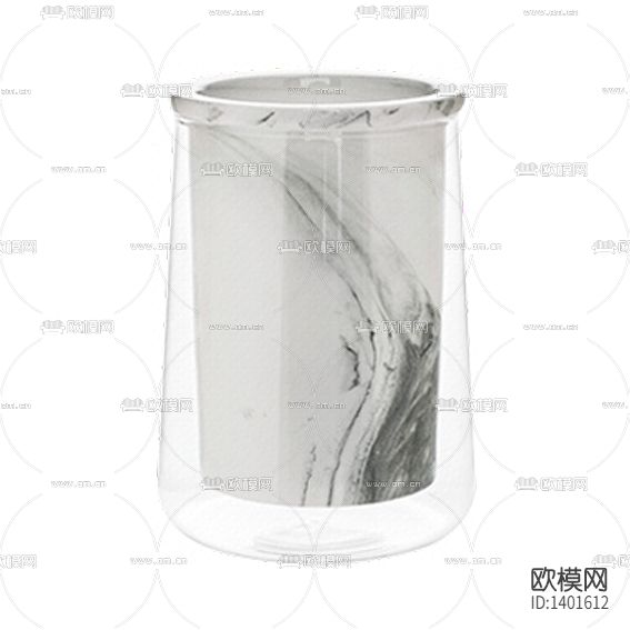 现代简约创意玻璃大理石沥水架下载