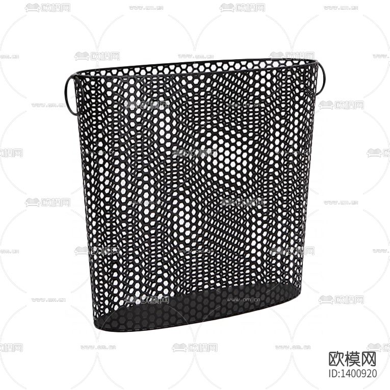 现代简约创意六边形铁艺收纳篮下载