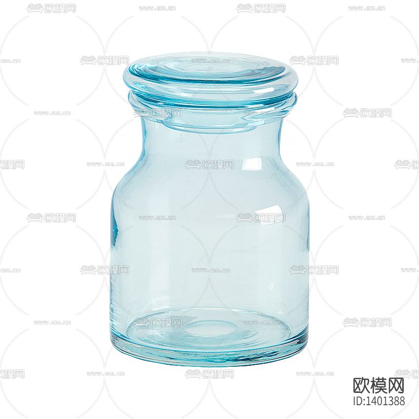现代简约创意彩色玻璃收纳罐