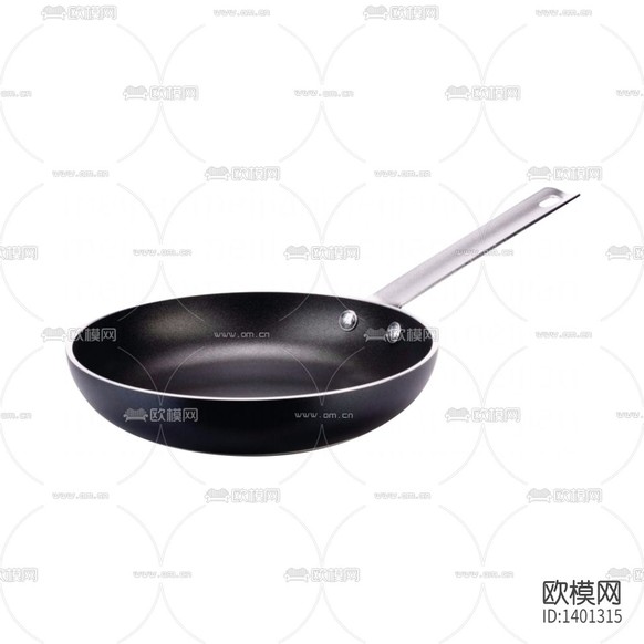 現(xiàn)代簡約創(chuàng)意不銹鋼磨砂平底煎鍋下載