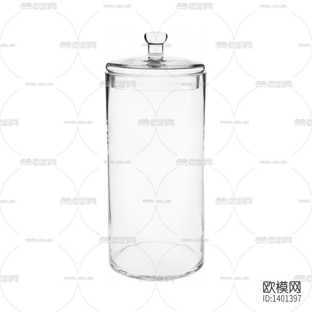 现代简约创意透明玻璃储物罐