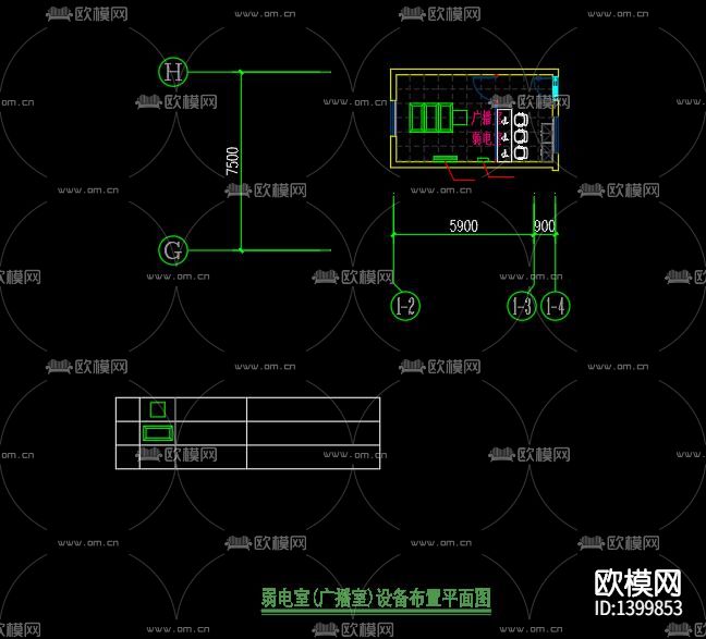 幼儿园智能化节点大样下载（渲染图5）
