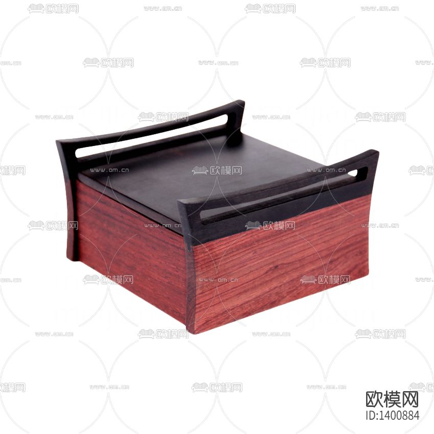 新中式创意实木收纳篮下载