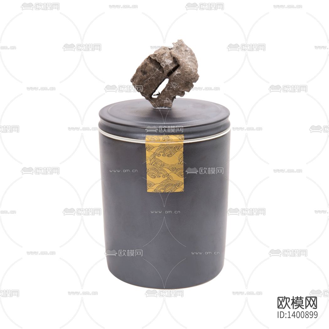 新中式简约创意陶瓷收纳盒