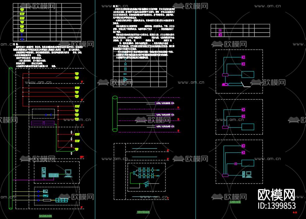 幼儿园智能化节点大样下载（渲染图7）