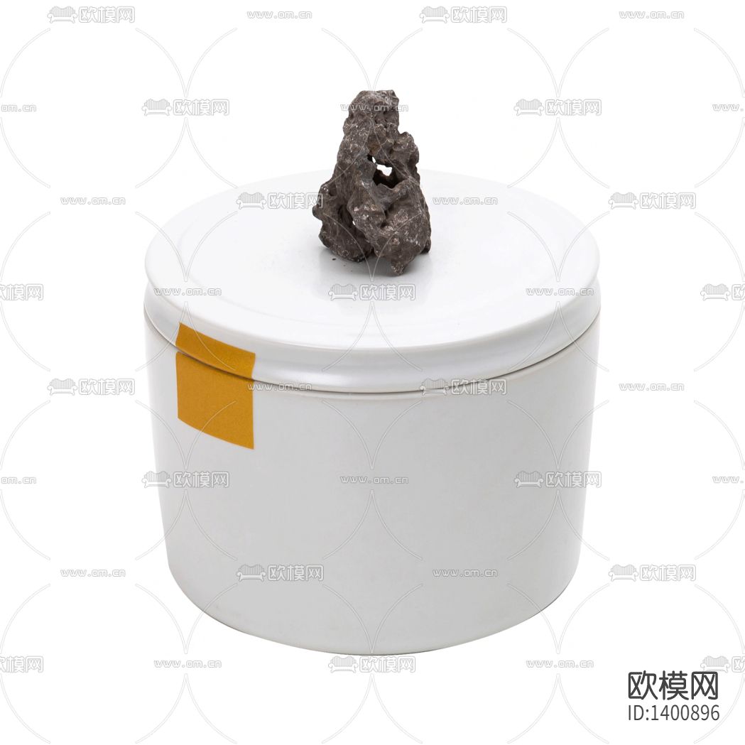 新中式简约创意陶瓷收纳盒