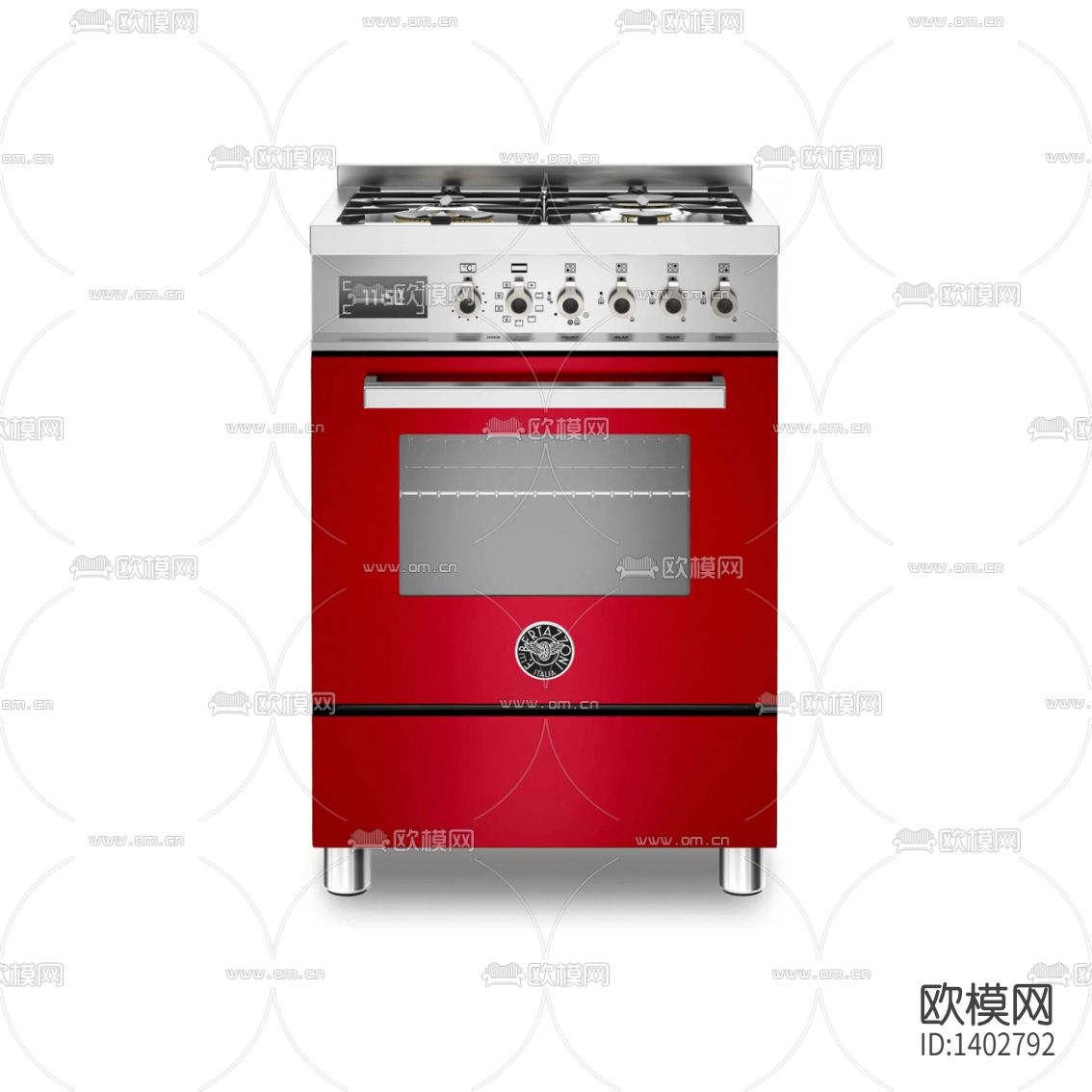 现代简约不锈钢烤箱炉灶一体机下载