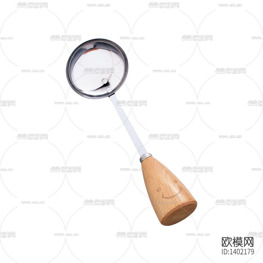 北欧简约创意实木不锈钢汤勺下载